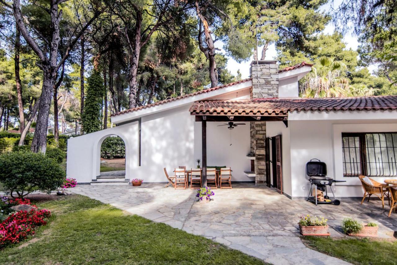 סאני ביץ' Beautiful Holiday Villa In Sani מראה חיצוני תמונה